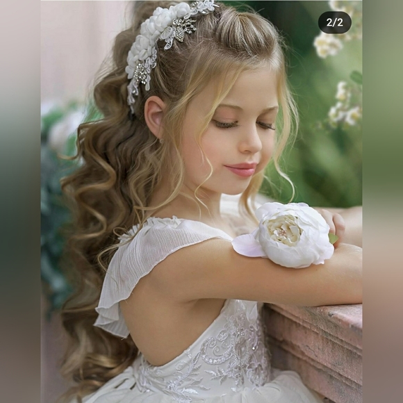 DOLLCAKE limited edition frothy frock Ivory DRESS 4 5 6 7 8 10 - Picture 3 of 12